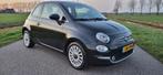 Fiat 500 0.9 Twinair 2015 Navi Panorama dak Lm, Voorwielaandrijving, Stof, Zwart, Handgeschakeld