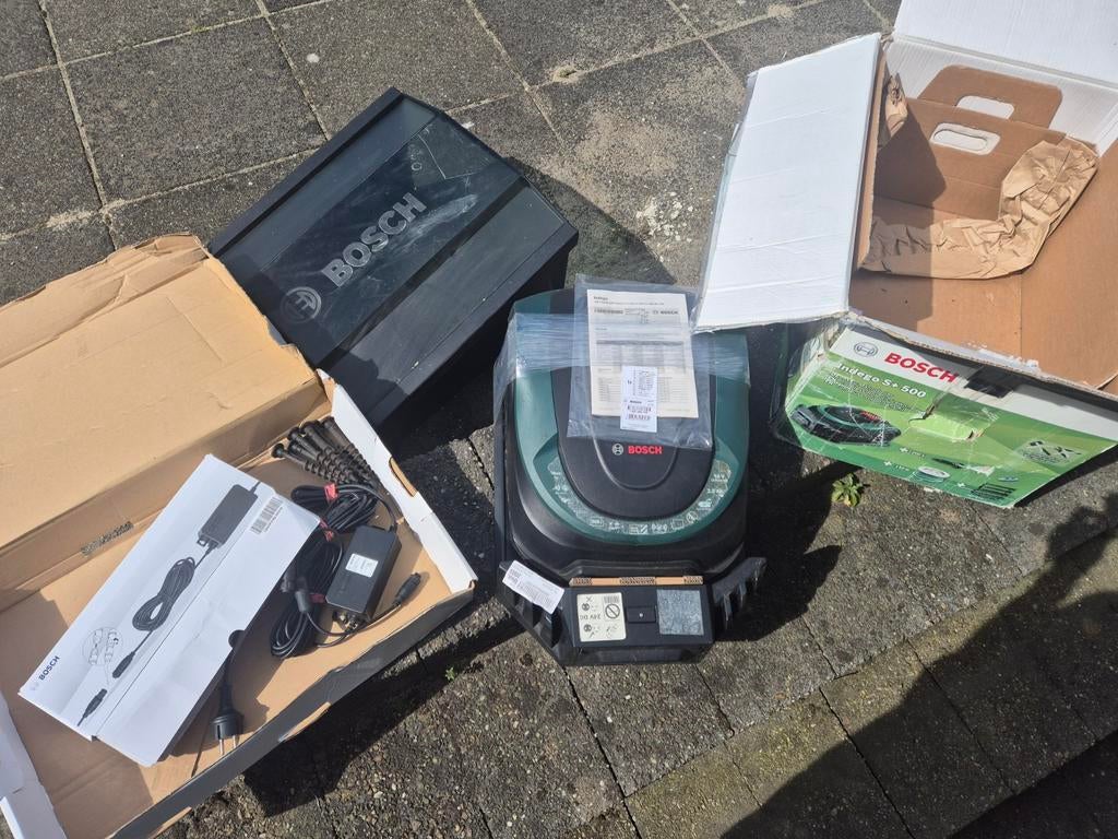 Bosch indego s+ 500, Tuin en Terras, Robotmaaiers, Ophalen, Gebruikt