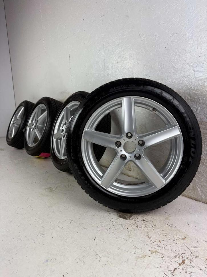 Volkswagen Golf Caddy Seat Leon velgen 17" 5x112 winterset, Auto-onderdelen, Banden en Velgen, Banden en Velgen, Winterbanden