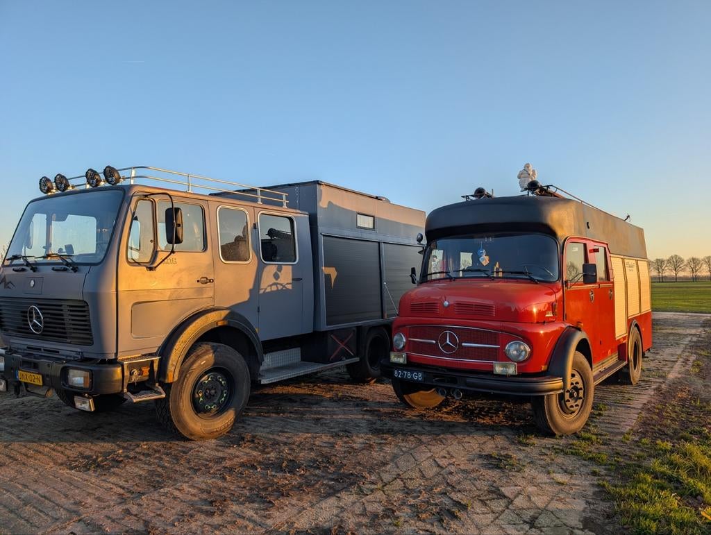 Mercedes 1019 4x4 overlander camper en 1113 camper bel.vrij, Auto's, 190 pk, Mercedes-Benz, Bedrijf, Zilver of Grijs
