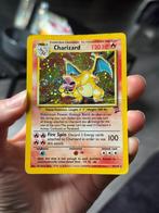 Pokemon - Holo Charizard - Base set - Second edition, Ophalen of Verzenden, Gebruikt, Losse kaart, Foil