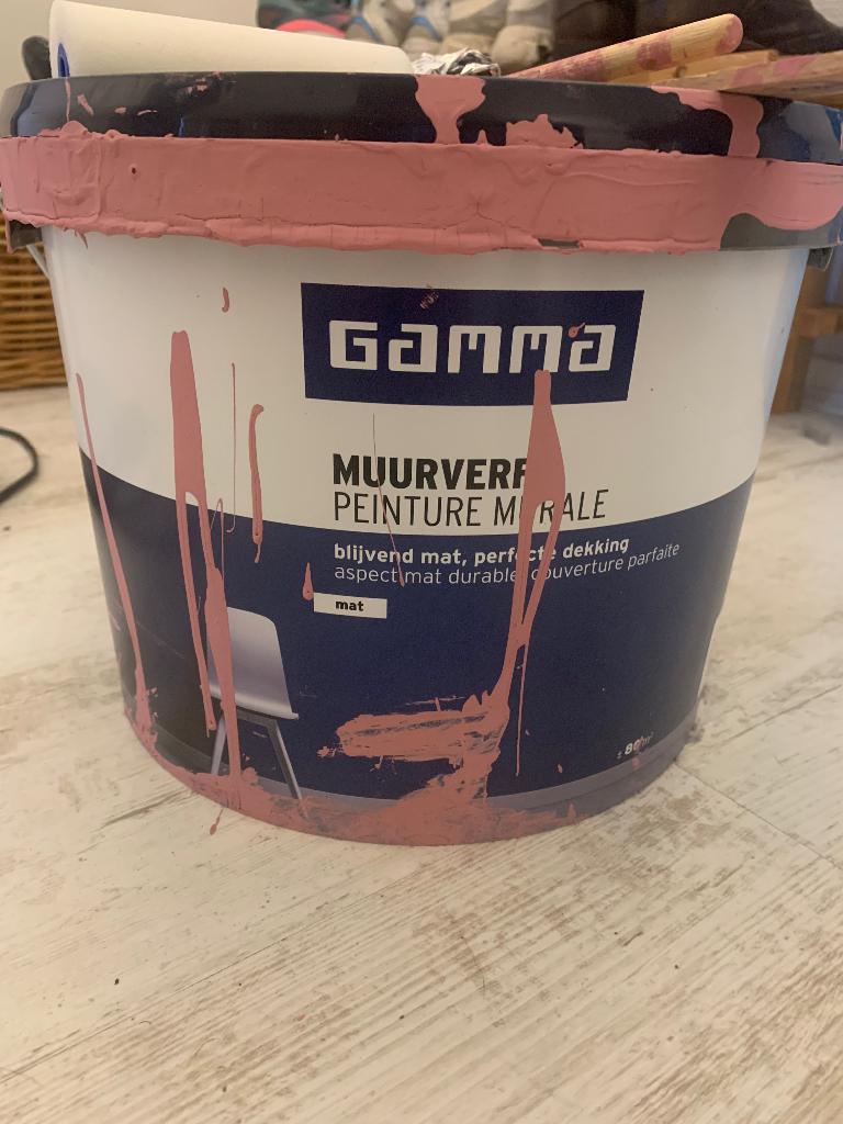 Muurverf, Ophalen, Nieuw, Verf, Roze