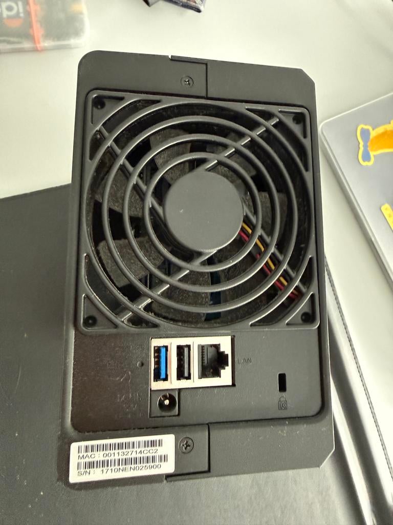 Synology DS216play 4 TB harddisk, Computers en Software, NAS, Ophalen of Verzenden, Gebruikt