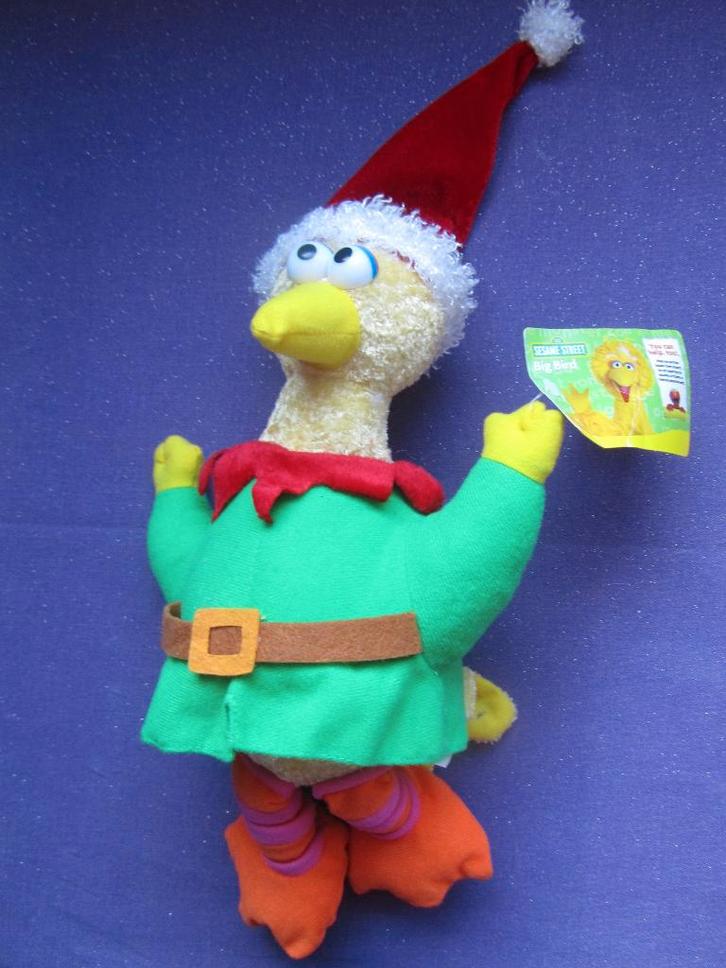 SESAMSTRAAT Knuffel VOGEL PINO BIG BIRD UIT 2007. 35 CM, Kinderen en Baby's, Speelgoed | Knuffels en Pluche, Nieuw, Overige typen