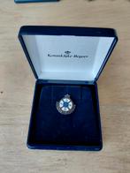 Zilveren broche ANWB 12,5 lid in een doosje., Ophalen of Verzenden, Zo goed als nieuw, Transport, Speldje of Pin
