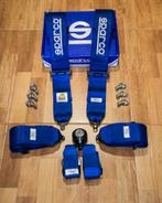 Sparco 6-punts gordel H-3 FIA - Blauw zwart rood, Auto diversen, Tuning en Styling, Ophalen of Verzenden