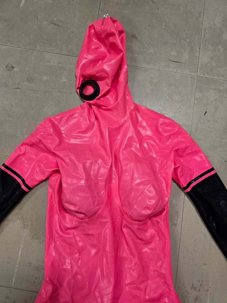 Latex Catsuit Maat M, Verzenden, Zo goed als nieuw