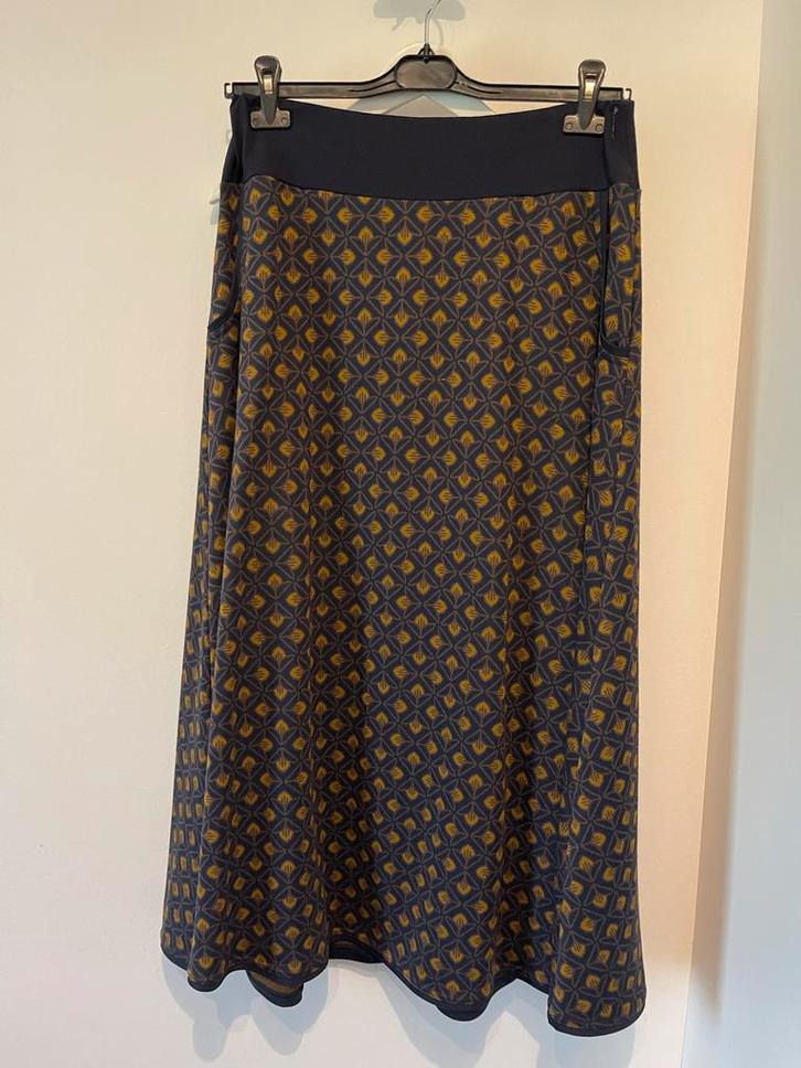 COSTURA Lange Rok - Maat 42/44 (L), Kleding | Dames, Rokken, Zo goed als nieuw, Maat 42/44 (L), Blauw, Onder de knie, Ophalen of Verzenden