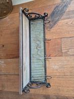 Antiek Keukenrek met Metalen Accenten, Ophalen of Verzenden, Gebruikt