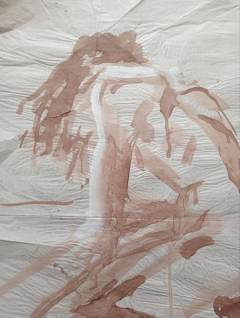 Aquarel naakt 20e eeuw, Ophalen of Verzenden