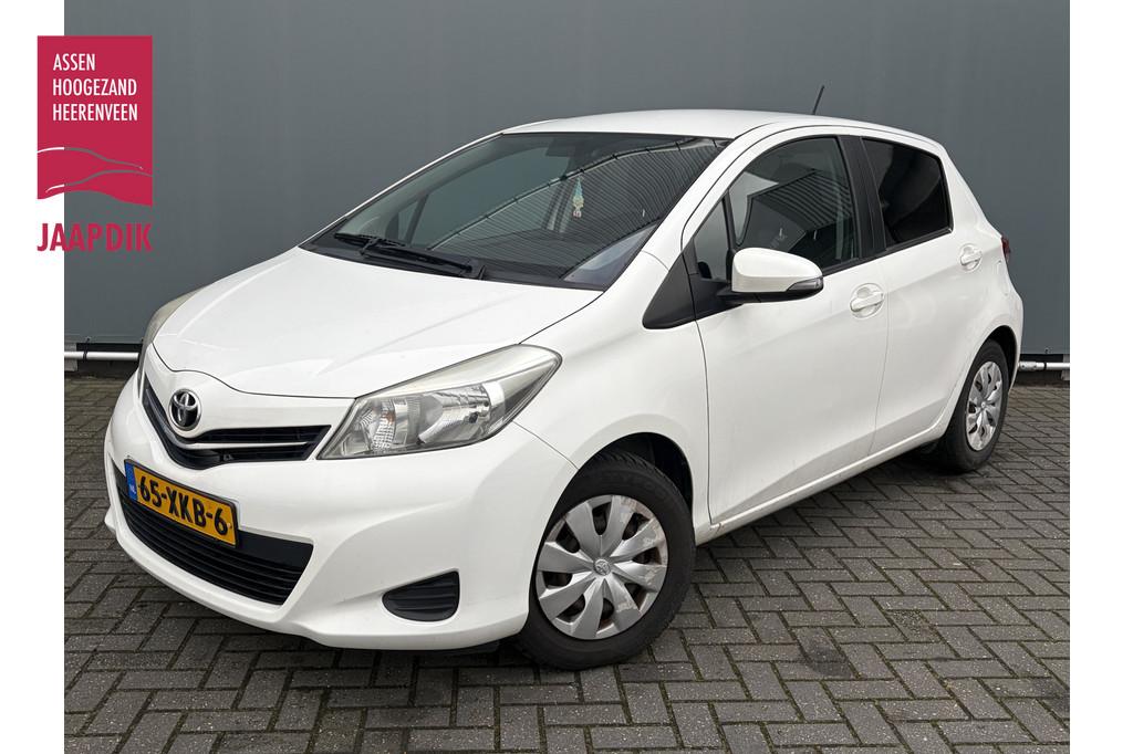 Toyota Yaris BJR 2012 1.0 VVT-i 70 PK Aspiration CAMERA | NA, Auto's, Euro 5, 750 kg, Wit, Origineel Nederlands