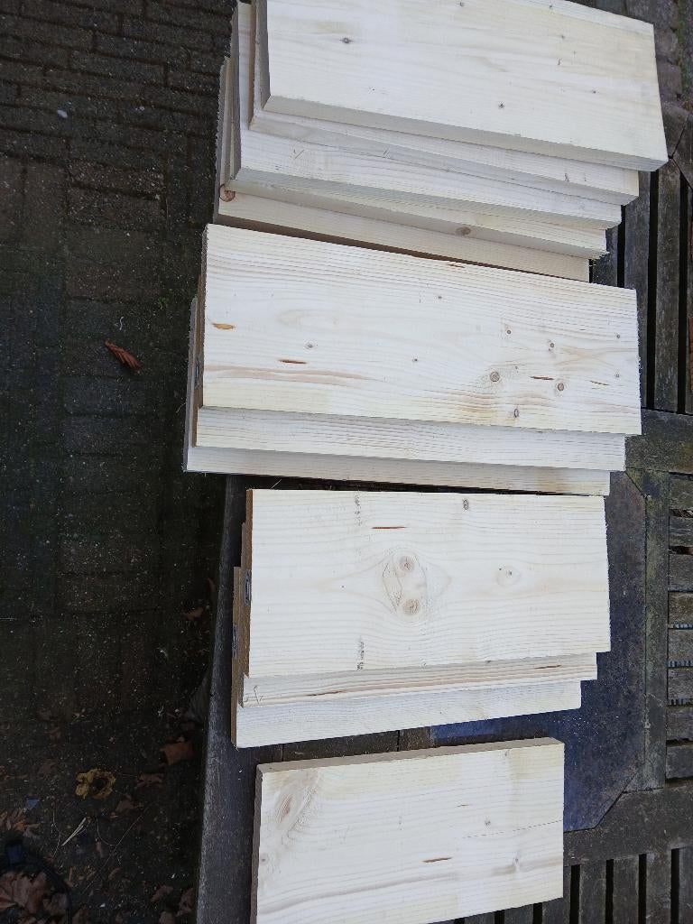 Rest-Partij Plankjes vuren (SC-108), Ophalen, Minder dan 25 mm, Plank, Minder dan 200 cm