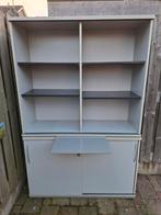 Kast met open vakken en schuifdeuren, Ophalen, Gebruikt