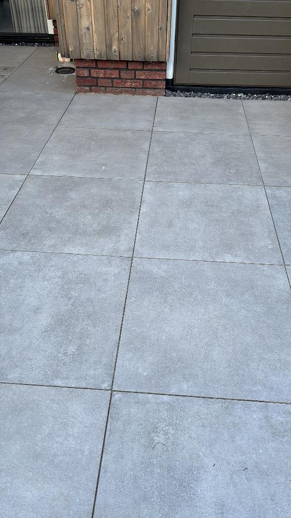 10 st. Cerasun Cemento Greige 60x60x4cm, Ophalen, Keramiek, Nieuw, Minder dan 5 m²
