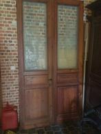 Antieke tweeslagdeur met geëtst glas, Ophalen