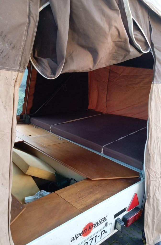 Alpen kreuzer vouwwagen, Ophalen, Beige, Tot en met 2, Alpenkreuzer