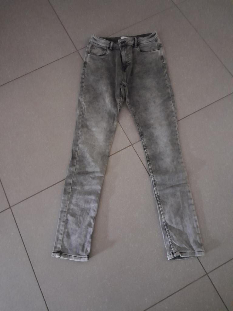 Jeans maat 182 grijs, Broek, C&A, Ophalen of Verzenden, Zo goed als nieuw