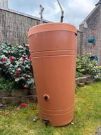 Regenton terracotta met plantenbak 1 jaar oud, 150 liter of meer, Ophalen, Zo goed als nieuw