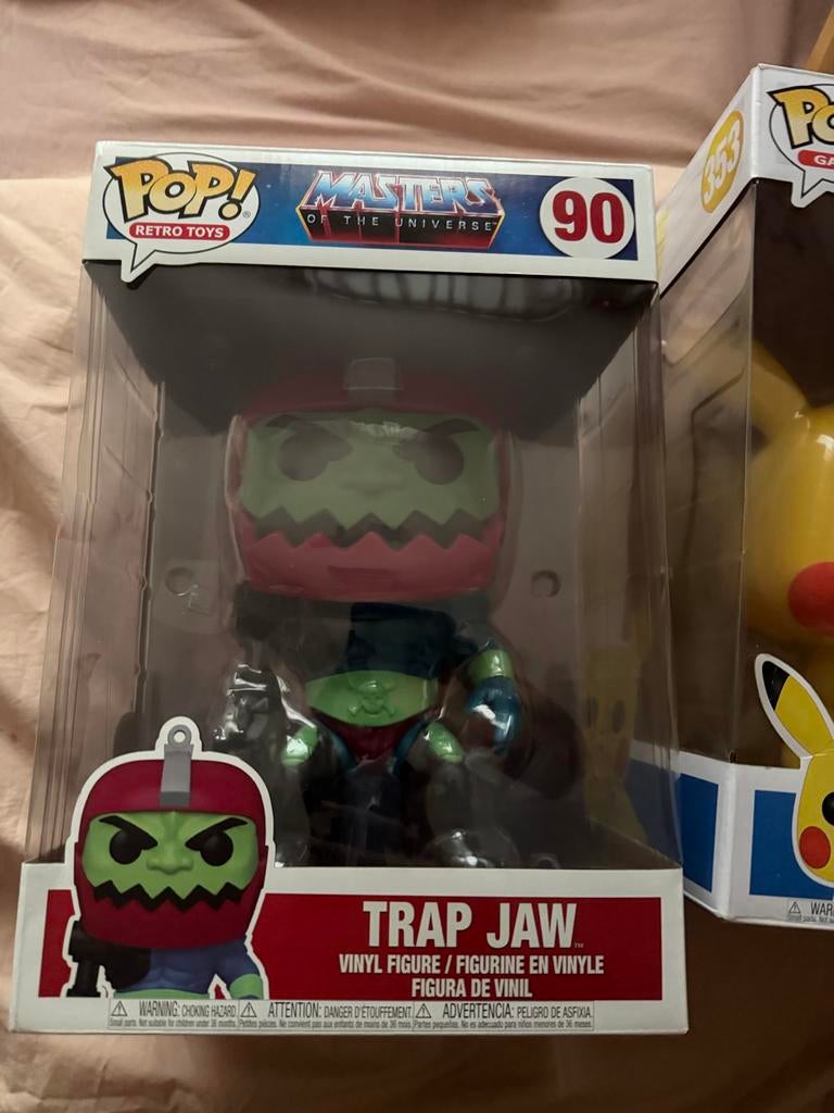 Funko Pop! Masters of the Universe - Trap Jaw #90, Ophalen of Verzenden, Nieuw
