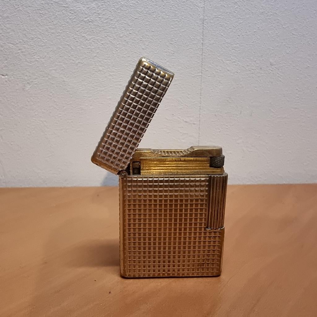 S.T. Dupont Ligne 1 aansteker, goud verguld, Verzenden, Aansteker