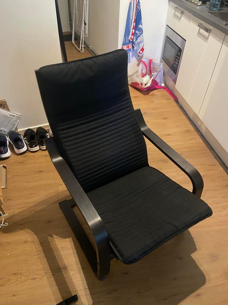 Ikea POÄNG stoel, Huis en Inrichting, Fauteuils, Ophalen, Zo goed als nieuw, 50 tot 75 cm