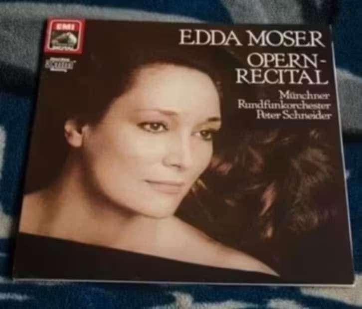 LP Edda Moser, Peter Schneider Opern Recital 27 0370 1 Vinyl, Opera of Operette, Modernisme tot heden, Ophalen of Verzenden, Zo goed als nieuw