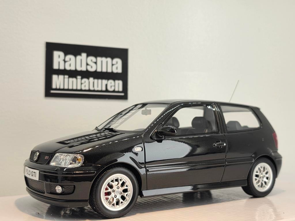 Volkswagen Polo GTI 6N2 - Zwart - 1:18 Ottomobile, OttOMobile, Auto, Nieuw, Ophalen of Verzenden