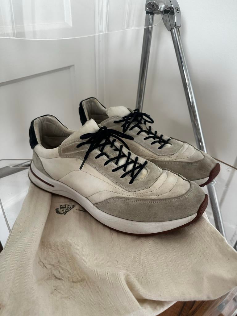 Loro Piana Week End Walk Sneaker Microfibre Storm System 45, Kleding | Heren, Schoenen, Zo goed als nieuw, Sneakers of Gympen