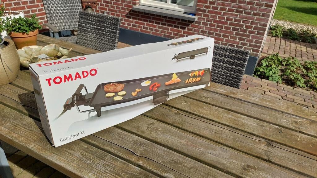 Tomado Bakplaat XL 70x23 - in doos, Ophalen, Zo goed als nieuw, Tafelgrill