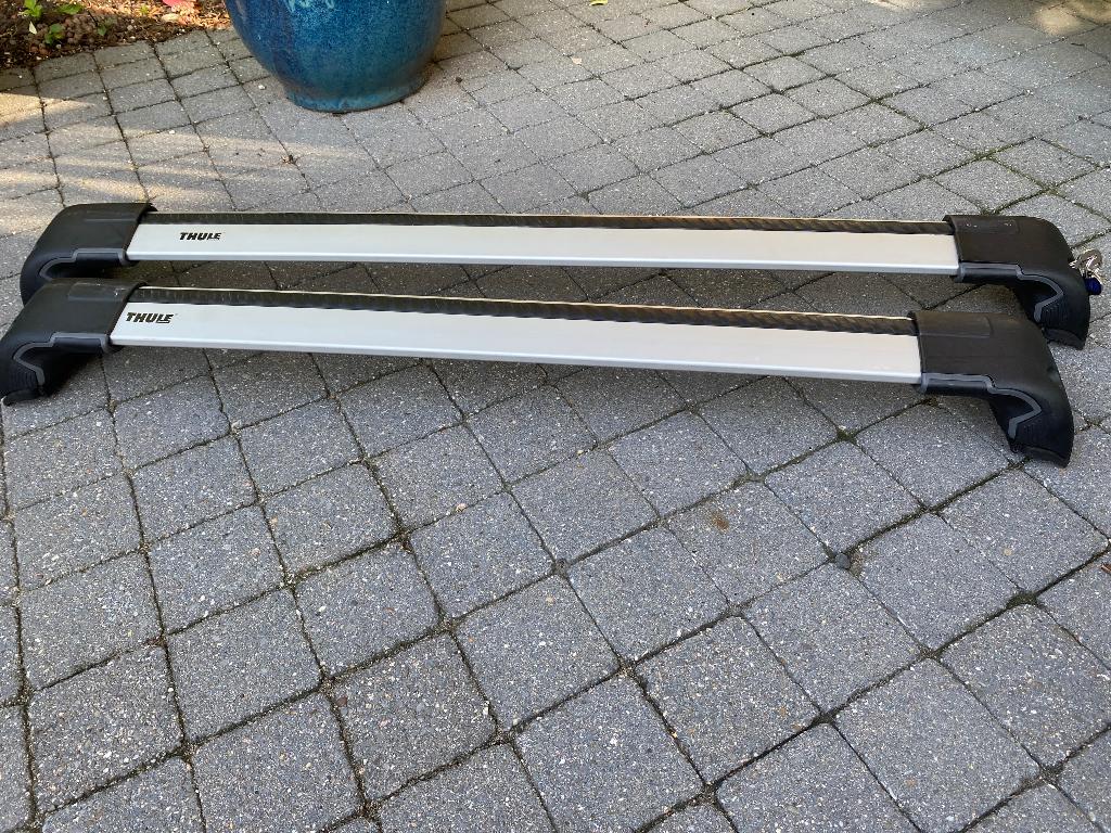 Thule Wingbar Edge 9594 S+M (geïntegreerde dakrails), Auto diversen, Dakdragers, Ophalen, Gebruikt
