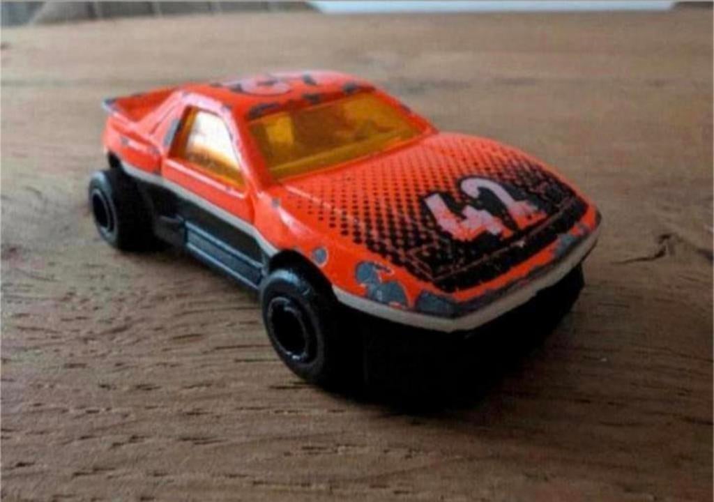 Majorette Pontiac Fiero nr. 206 – Made in France – jaren ’80, Ophalen of Verzenden, Gebruikt, Auto
