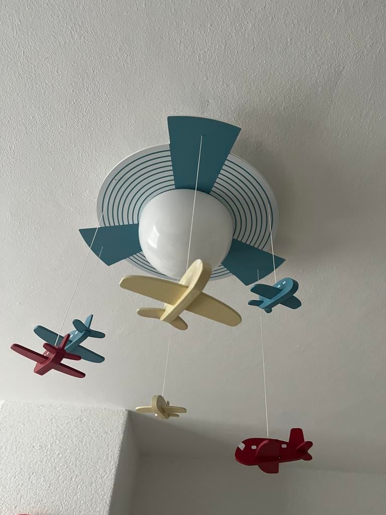 Kinderlamp vliegtuig, Ophalen of Verzenden, Zo goed als nieuw, Lamp