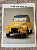 Citroën 2CV Special brochure sheet, Ophalen of Verzenden, Zo goed als nieuw, Citroën