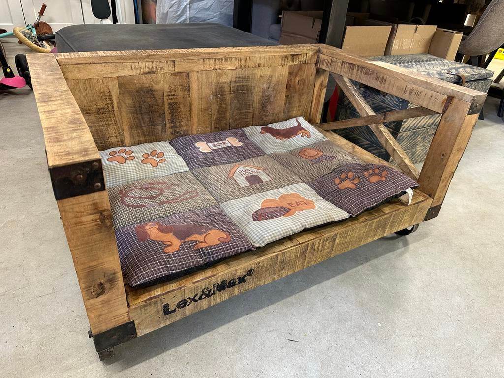 Hondenmand Lex & Max Divan wood Bari, Dieren en Toebehoren, Hondenmanden, Ophalen of Verzenden, Overige