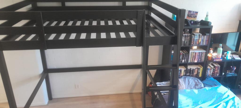 Hoogslaper Ikea 140x200, Ophalen, Gebruikt, Hoogslaper, Tweepersoons