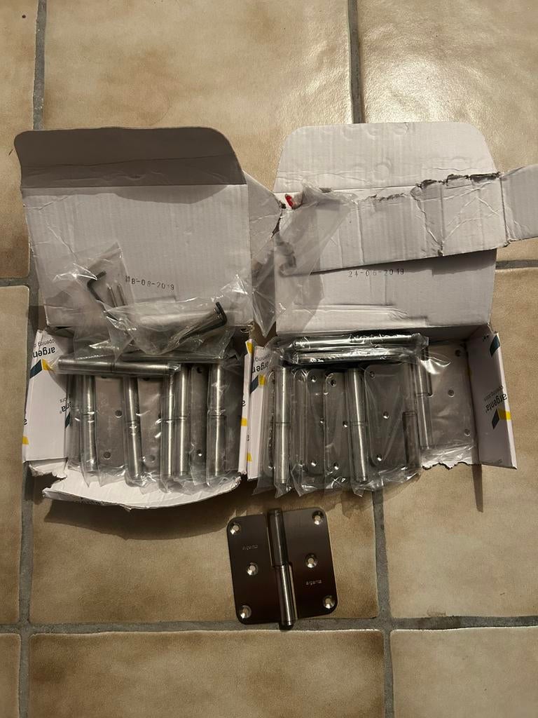 Argenta scharnieren 2 doosjes, Ophalen, Nieuw, Scharnier