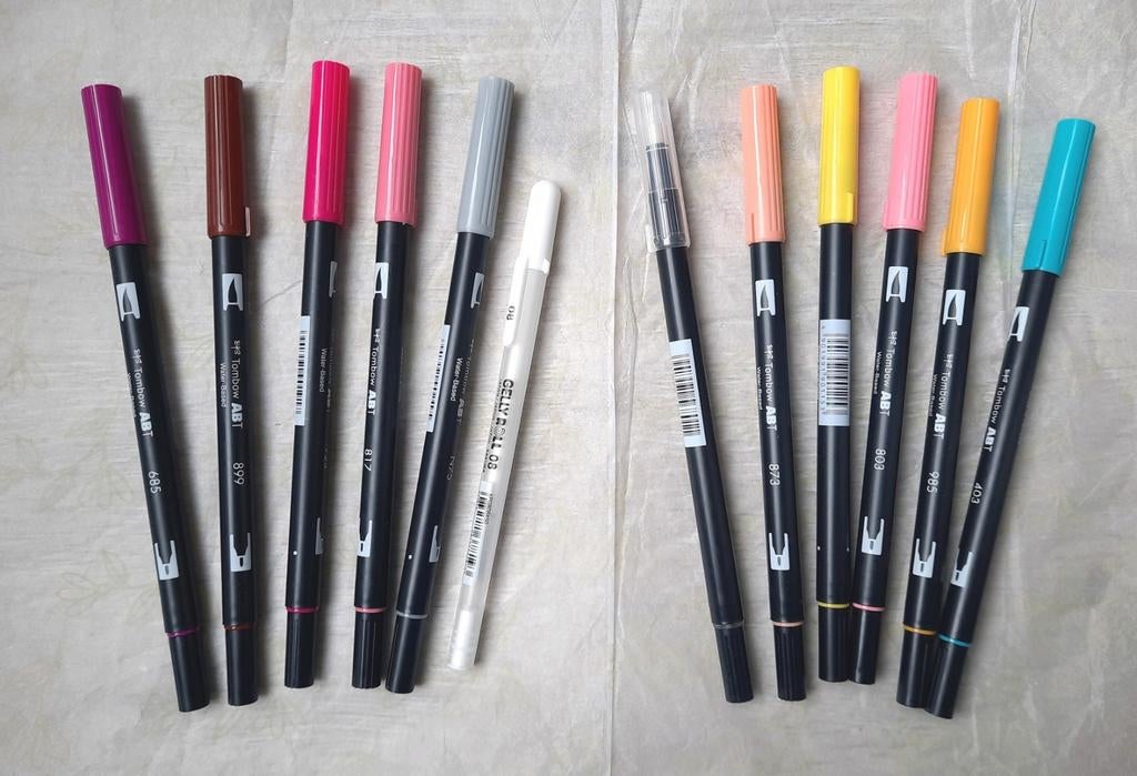 Brushlettering sets Tombow ABT Dual brushpens, Ophalen of Verzenden, Nieuw, Potlood of Stift