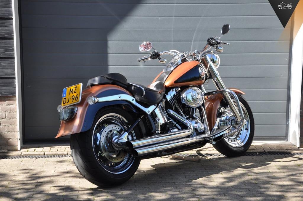 Harley Davidson FLSTF Fat Boy Anniversary 105 Zeer veel chro, Chopper, Bedrijf, Meer dan 35 kW, Info@witteveenmotoren.nl