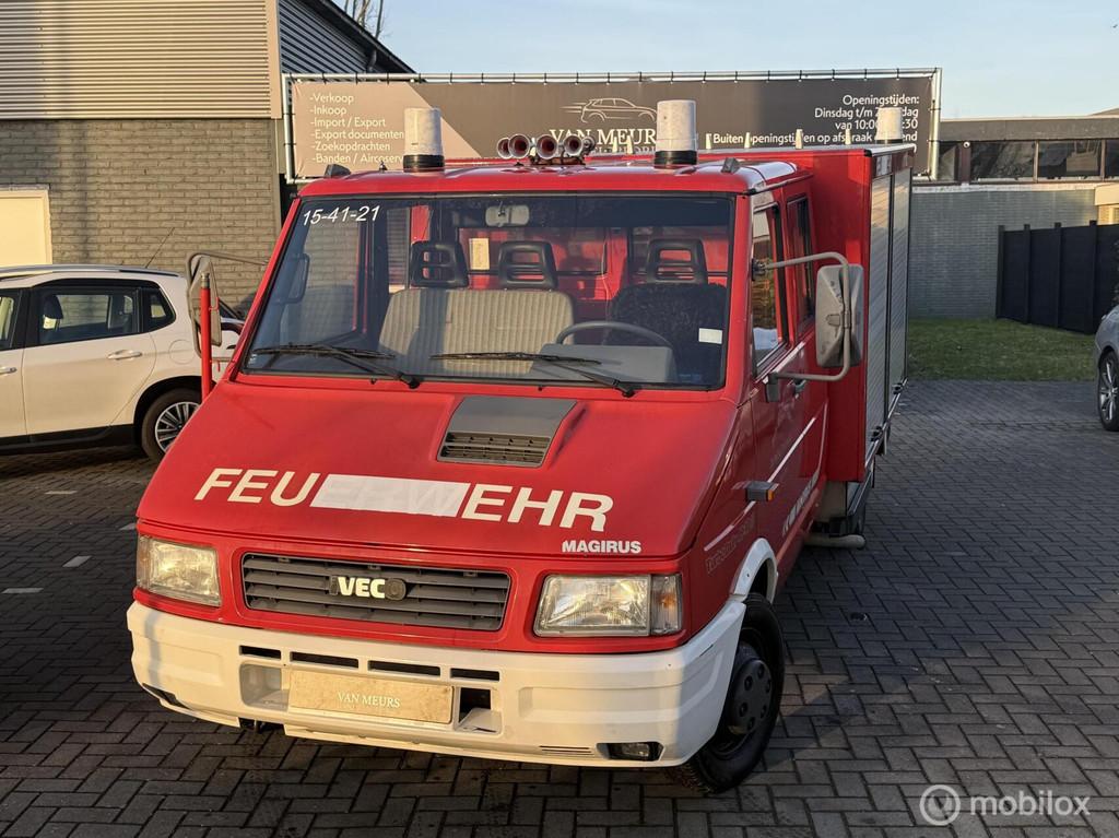 Iveco Daily 49.10 Orginele brandweer auto, 1996, Apk tot 12-, Auto's, Bestelauto's, Gebruikt, 4 cilinders, Iveco, 2800 kg