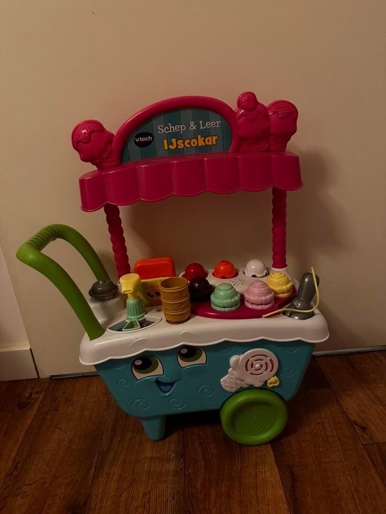 Schep en Leer ijscokar Vtech, Ophalen, Zo goed als nieuw