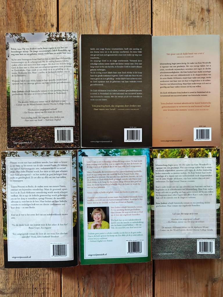 6 Boeken van Irma Joubert., Ophalen of Verzenden, Zo goed als nieuw