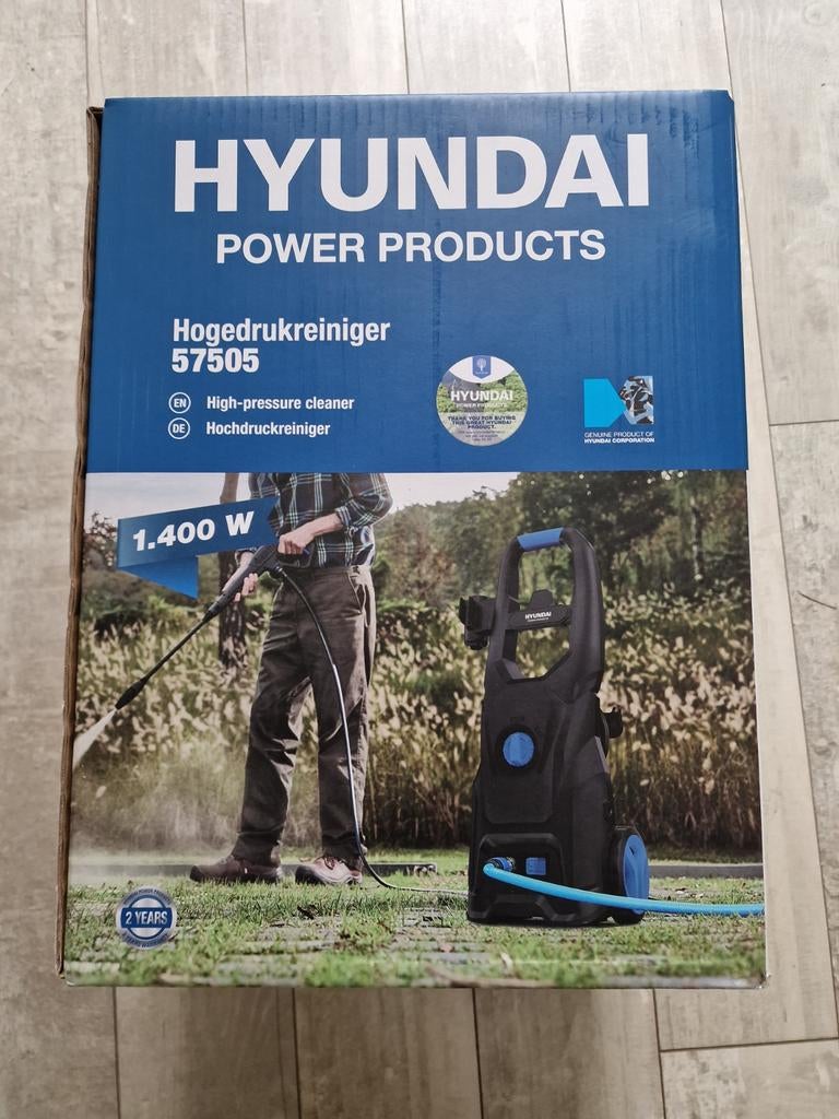 Hyundai Hogedrukreiniger 57505 nieuw, Tuin en Terras, Hogedrukreinigers, Ophalen of Verzenden