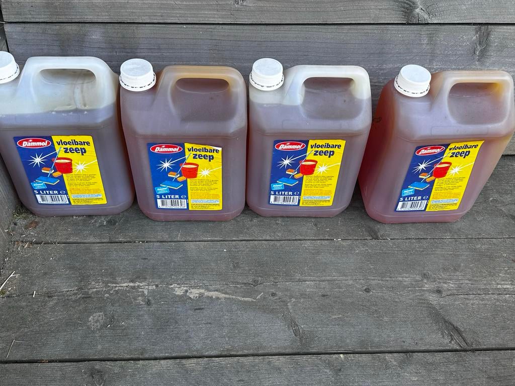 4x Dammol Vloeibare Zeep 5 Liter - Totaal 20 Liter, Ophalen, Schoonmaakmiddel