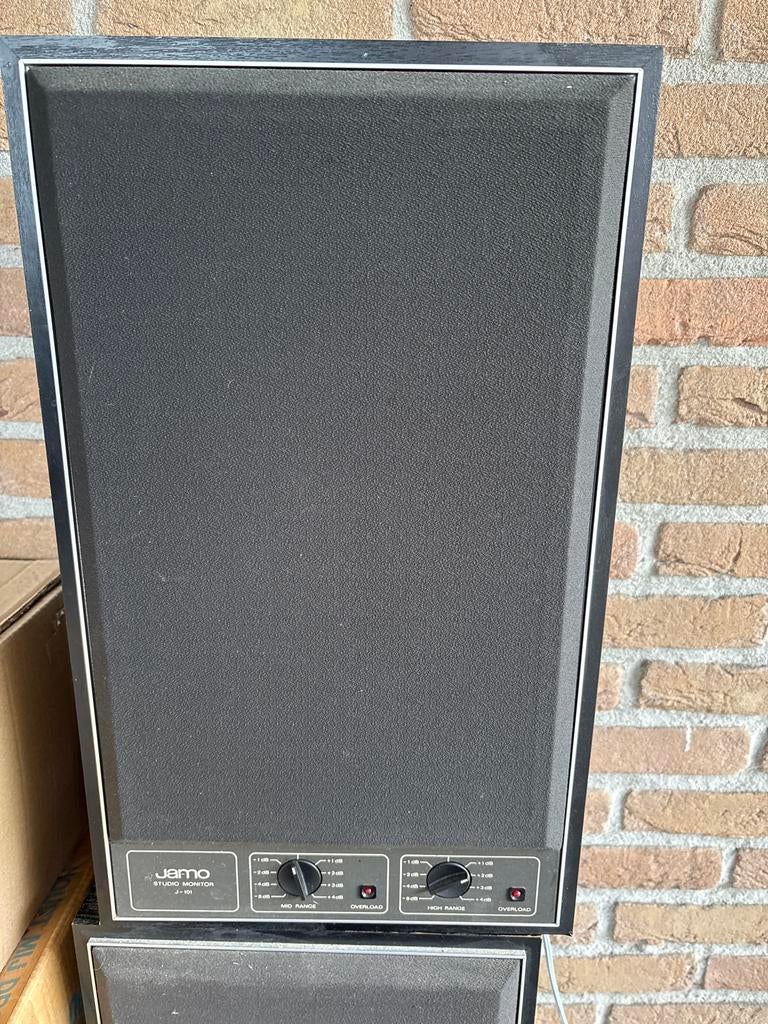 Jamo Studio Monitor J-101 Speakers - Vintage Geluid, Audio, Tv en Foto, Luidsprekers, Gebruikt, Ophalen of Verzenden, 60 tot 120 watt