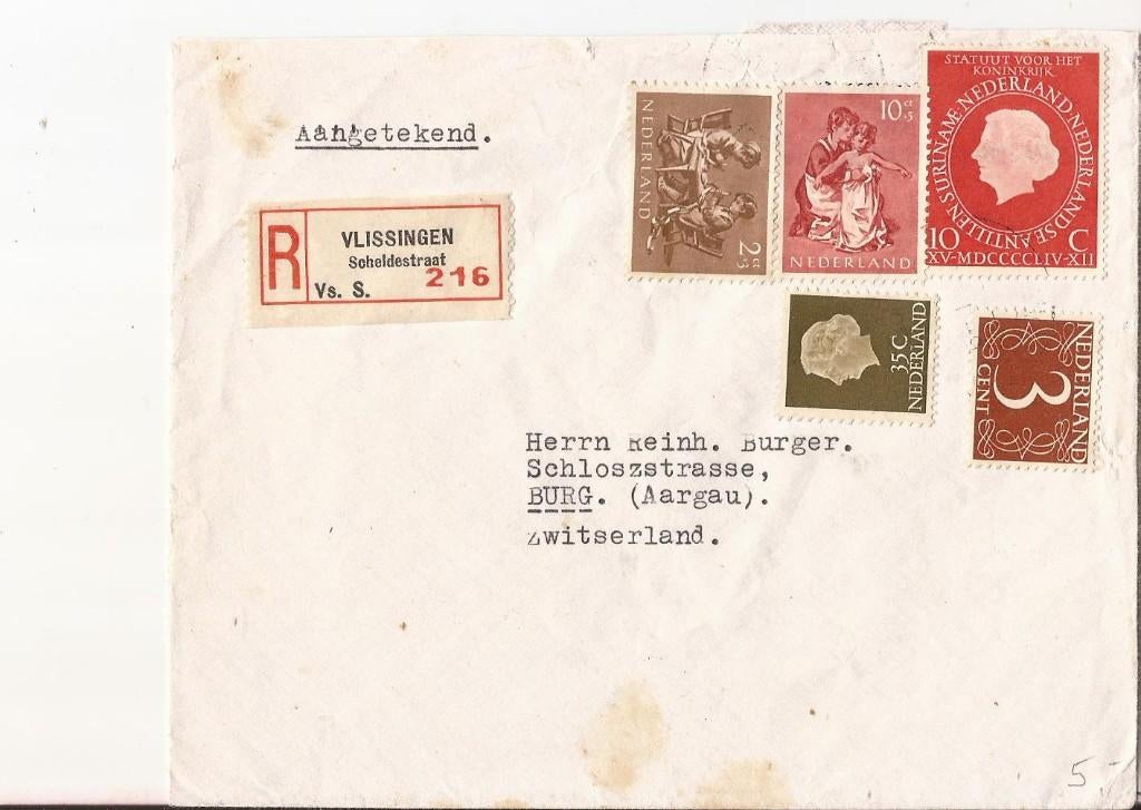 VK, Verzenden, 1940 tot 1960, Gelopen, Zeeland