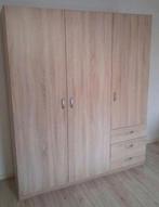Kledingkast 3 deurs en 3 lades, Gebruikt, 100 tot 150 cm, 150 tot 200 cm, 50 tot 75 cm