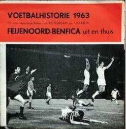 Flexi-disc 7 inch 33 RPM Single Feijenoord-Benfica  1963, Ophalen of Verzenden, Zo goed als nieuw, Feyenoord, Overige typen