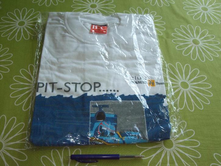 Nieuw: Renault F1 Team T-shirt - Pit stop - maat Large, Verzamelen, Automerken, Motoren en Formule 1, Nieuw, Formule 1, Ophalen of Verzenden