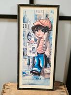 9942: Vintage Lisa 'Le Journal du Peuple' Print, Ophalen of Verzenden