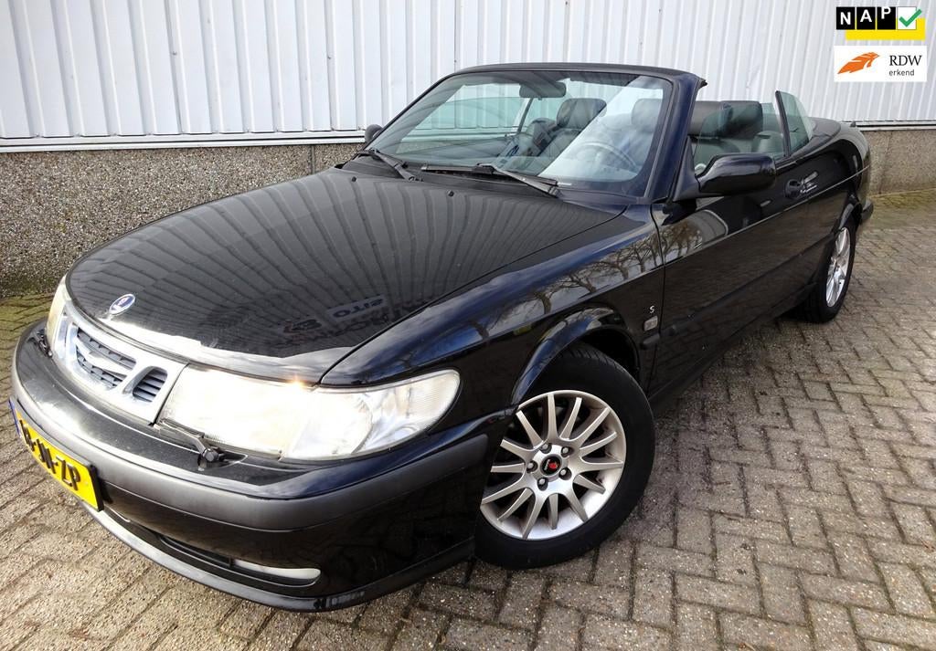 Saab 9-3 Cabrio 2.0t Senses Edition | Benzine / LPG, Auto's, Voorwielaandrijving, Gebruikt, Zwart, 4 cilinders